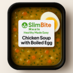 Chicken Soup With Boiled Egg