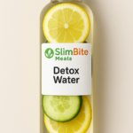Detox Water Bottle Display Source inside box Water infused with lemon, mint, cucumber