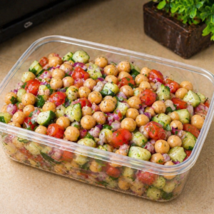 Chickpea Fresh Salad Box 🌱🥒 (High Fiber Detox Meal)